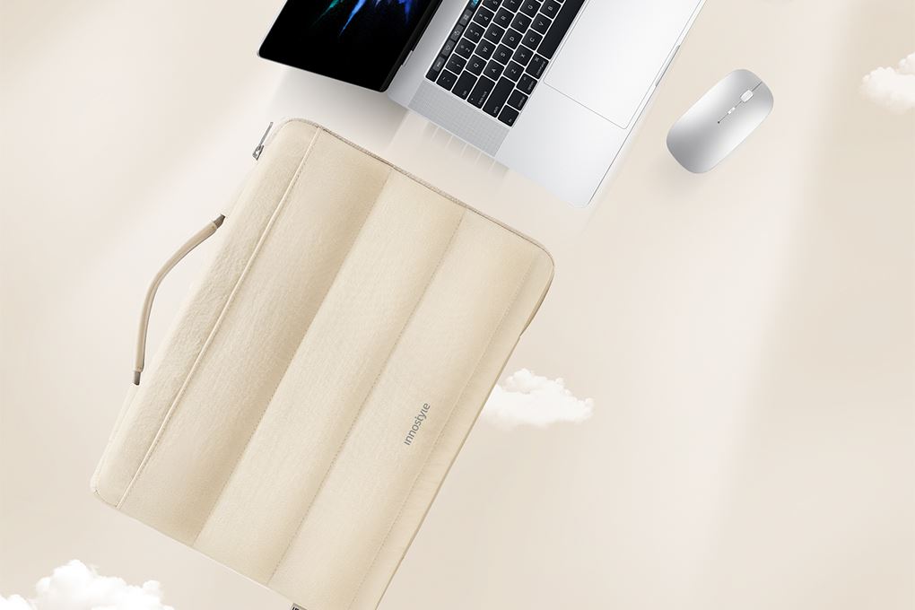 Túi xách chống sốc Laptop 14 inch Innostyle Stratus Carrying S610 Màu Vàng nhạt