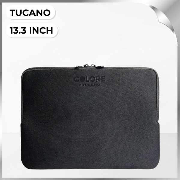 Túi chống sốc Macbook Pro 13.3 inch TUCANO Colore Second Skin - Đen