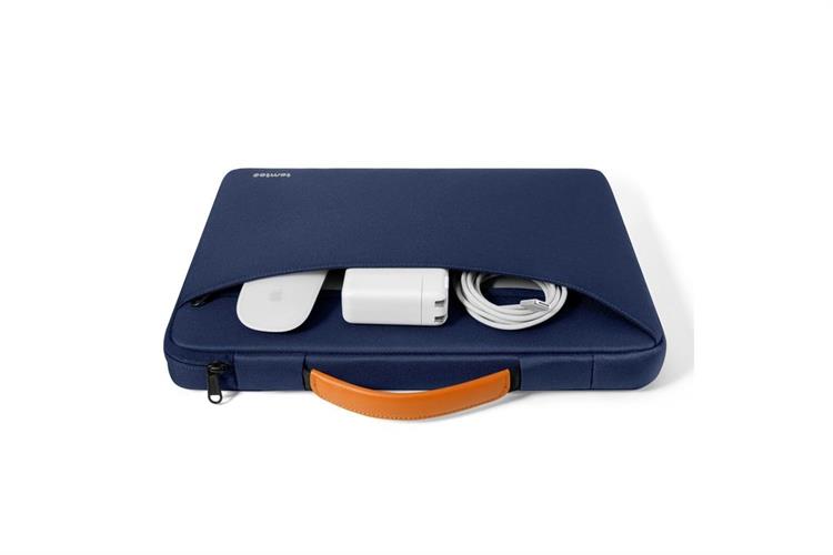 Túi xách chống sốc Macbook 16 inch Tomtoc Briefcase A22F2 Màu Xanh Navy