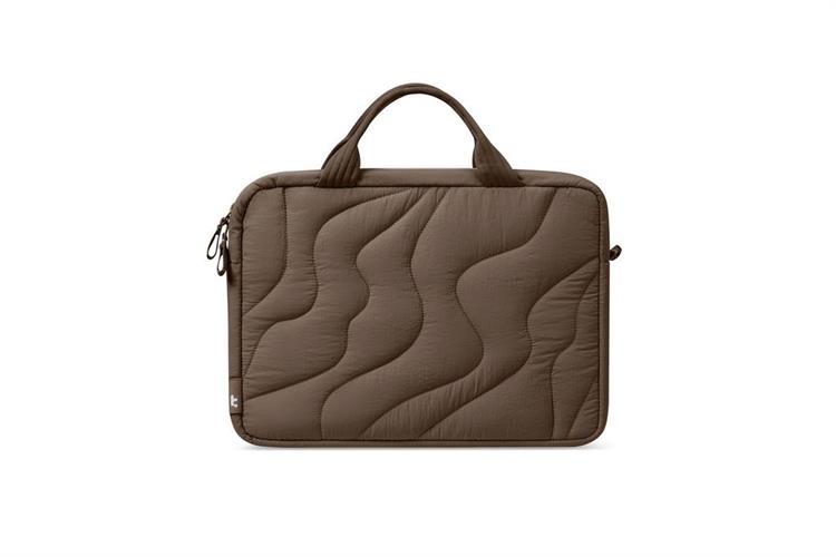 Túi xách chống sốc Laptop Handbag 14 inch Tomtoc USA Terra Puffy A28D3 Màu Nâu đất
