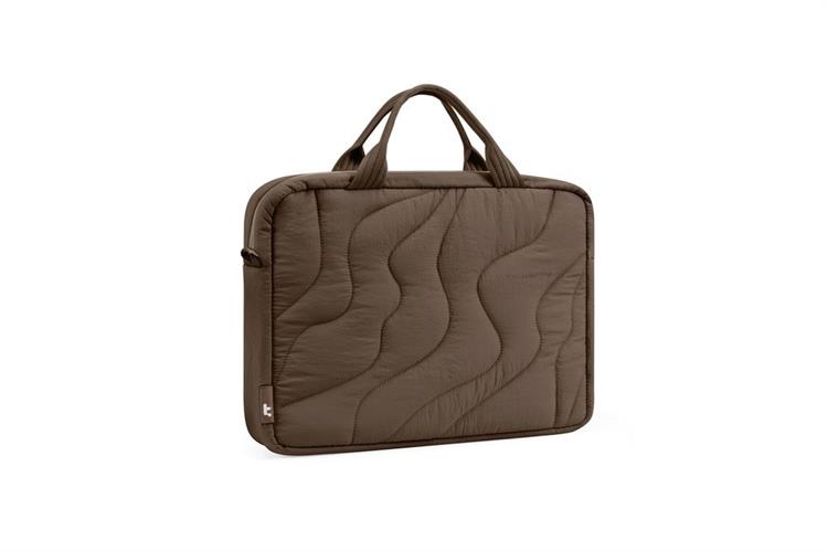 Túi xách chống sốc Laptop Handbag 14 inch Tomtoc USA Terra Puffy A28D3 Màu Nâu đất