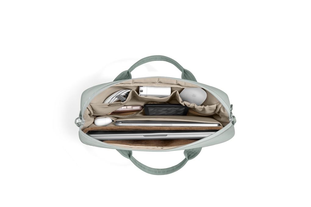 Túi xách chống sốc Laptop Handbag 14 inch Tomtoc USA Terra Puffy A28D3 Màu Xanh da trời nhạt