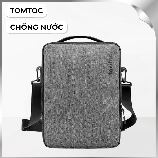 Túi đeo chéo chống sốc laptop 15 inch Tomtoc A04F2G3 Xám