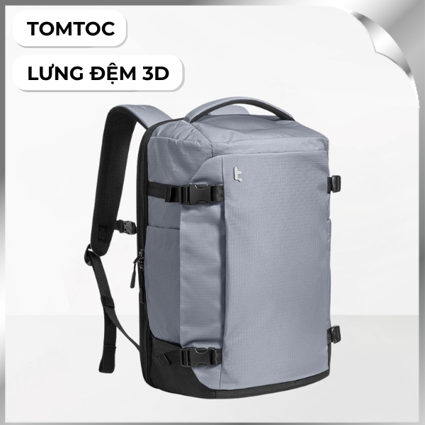 Balo chống sốc laptop 15.6 inch Tomtoc T66S1G2 Xám