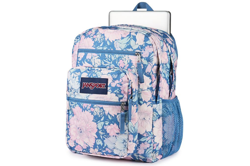 Balo Laptop 15 inch Jansport Big Student 34L Họa Tiết Xanh Dương Màu Xanh Dương