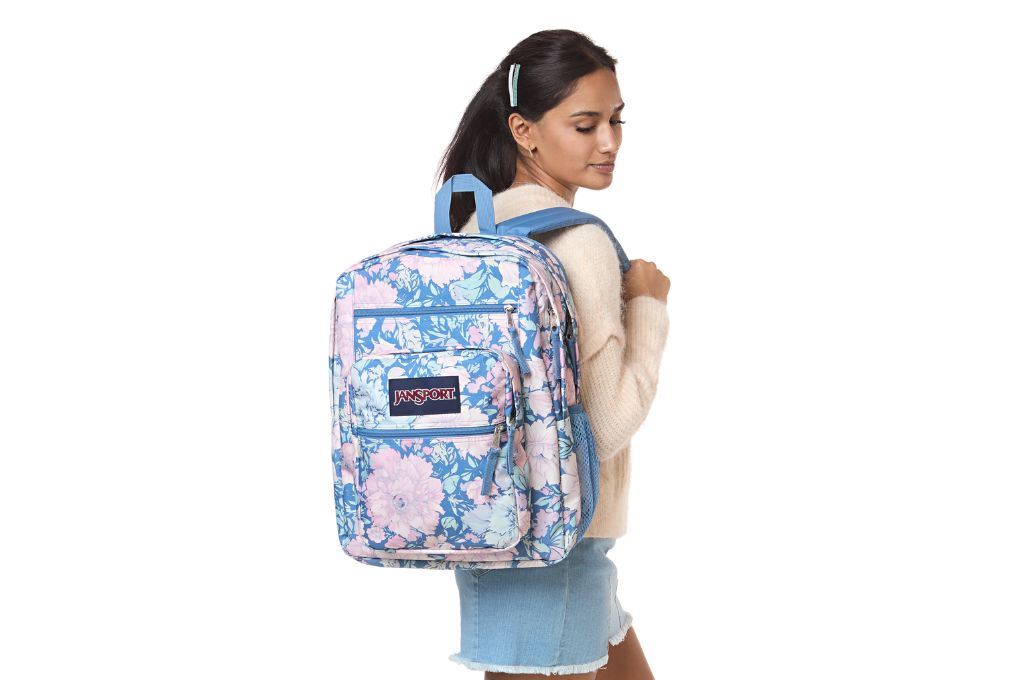 Balo Laptop 15 inch Jansport Big Student 34L Họa Tiết Xanh Dương Màu Xanh Dương