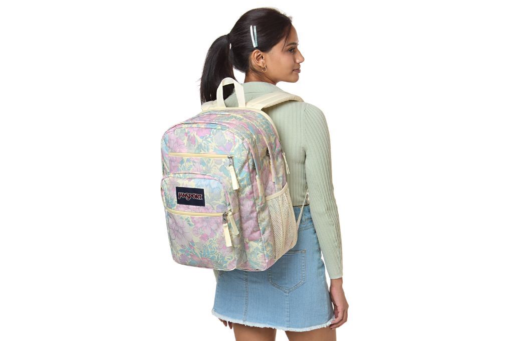 Balo Laptop 15 inch Jansport Big Student 34L Họa Tiết Hồng Màu Hồng