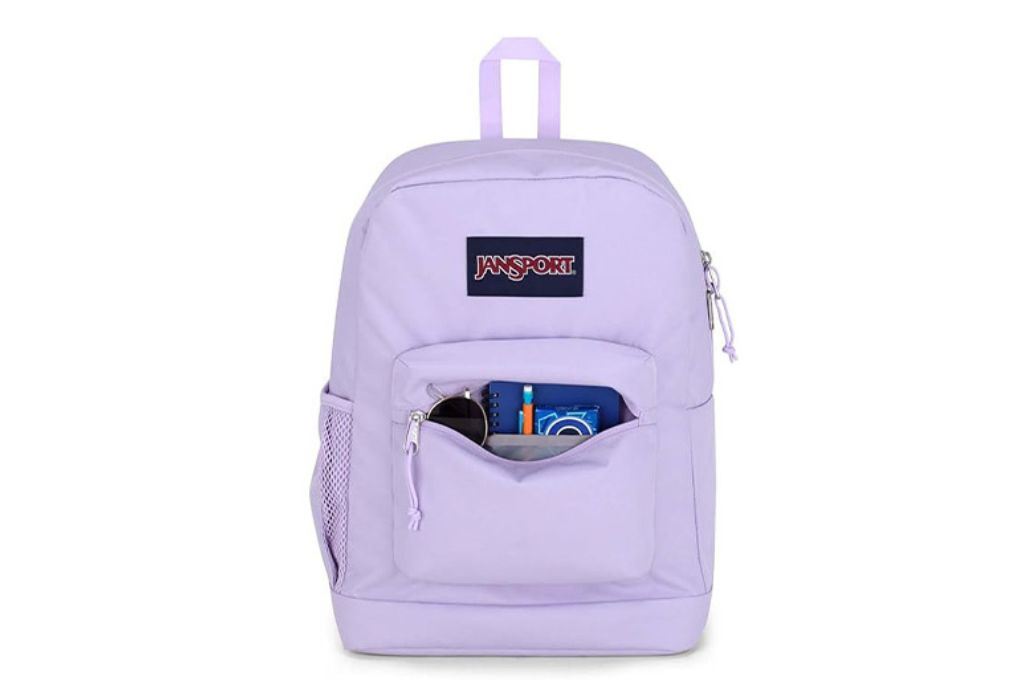 Balo Laptop 15 icnh Jansport Cross Town Plus 26L Tím Màu Tím
