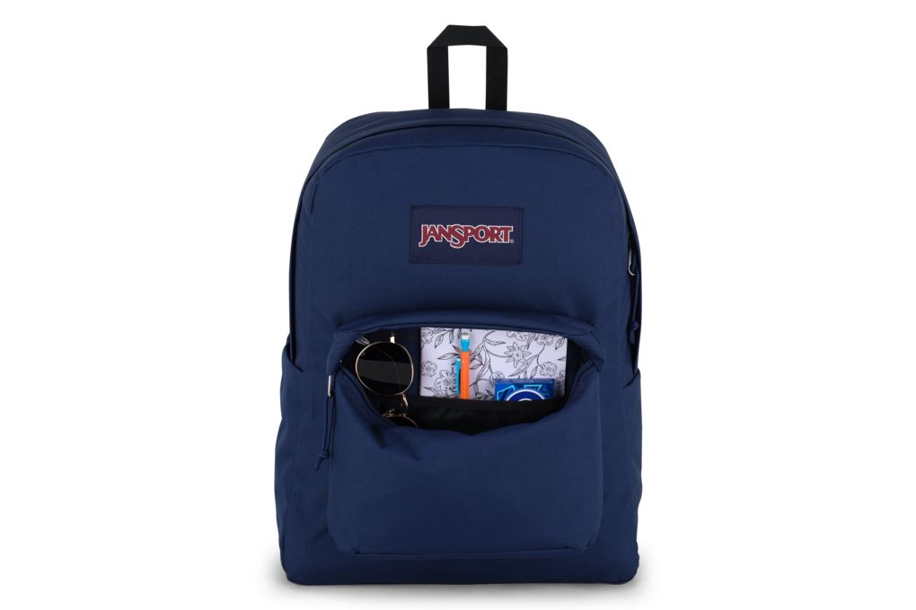 Balo Laptop 15 icnh Jansport Superbreak Plus 26L Xanh Navy Màu Xanh Navy