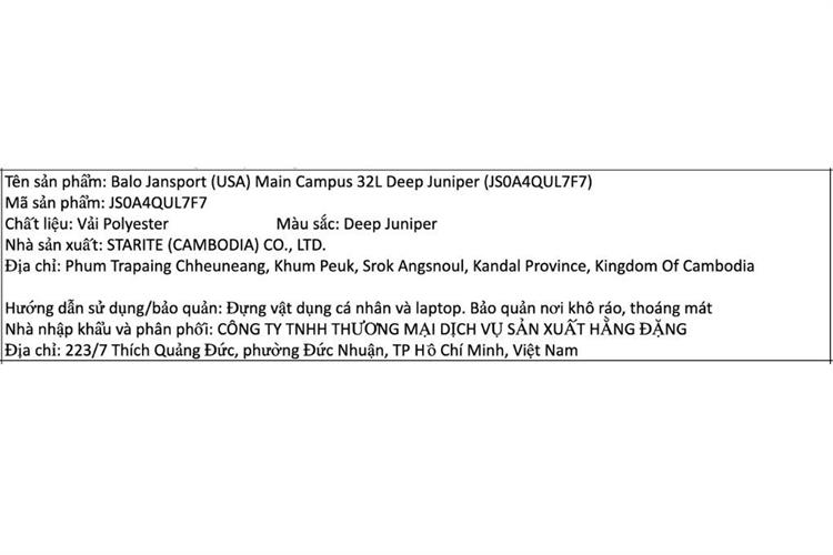 Balo Laptop 15 icnh Jansport Main Campus 32L Xanh Lá Màu Xanh lá
