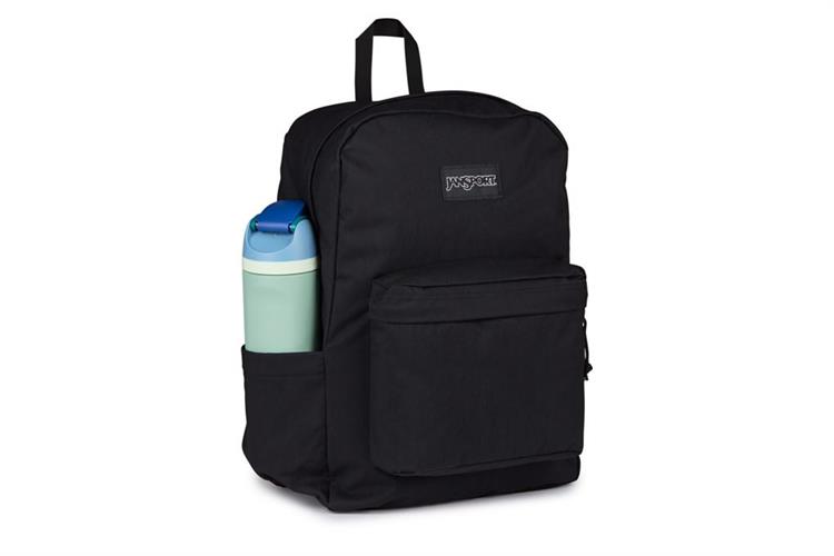 Balo Laptop 15 inch Jansport Superbreak Plus FX Soft Nylon Đen Màu Đen