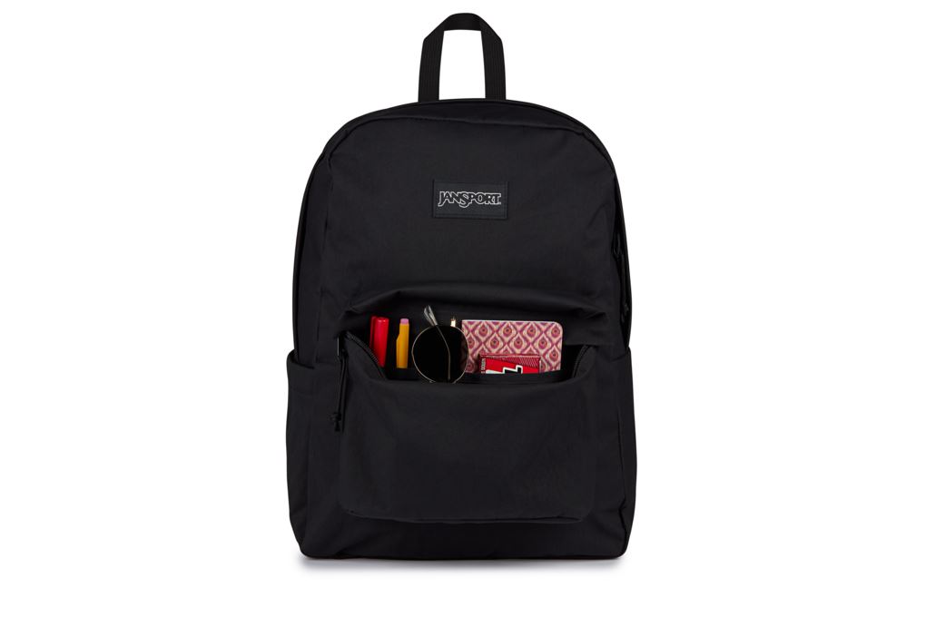 Balo Laptop 15 inch Jansport Superbreak Plus FX Soft Nylon Đen Màu Đen
