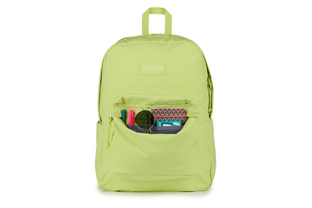 Balo Laptop 15 inch Jansport Superbreak Plus FX 26L Soft Nylon 26L Xanh Chanh Màu Xanh lá