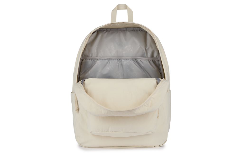 Balo Laptop 15 inch Jansport Superbreak Plus FX 26L Soft Nylon Trắng Sữa Màu Trắng