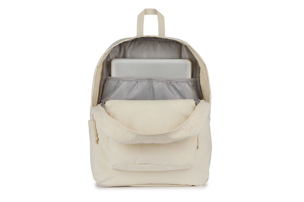 Balo Laptop 15 inch Jansport Superbreak Plus FX 26L Soft Nylon Trắng Sữa Màu Trắng