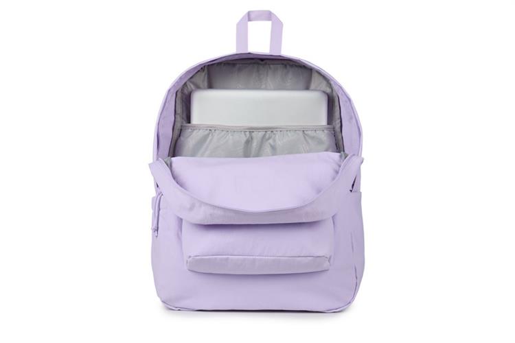 Balo Laptop 15 inch Jansport Superbreak Plus FX 26L Soft Nylon Tím Màu Tím