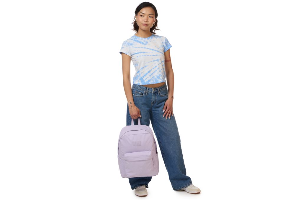 Balo Laptop 15 inch Jansport Superbreak Plus FX 26L Soft Nylon Tím Màu Tím