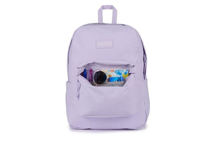Balo Laptop 15 inch Jansport Superbreak Plus FX 26L Soft Nylon Tím Màu Tím