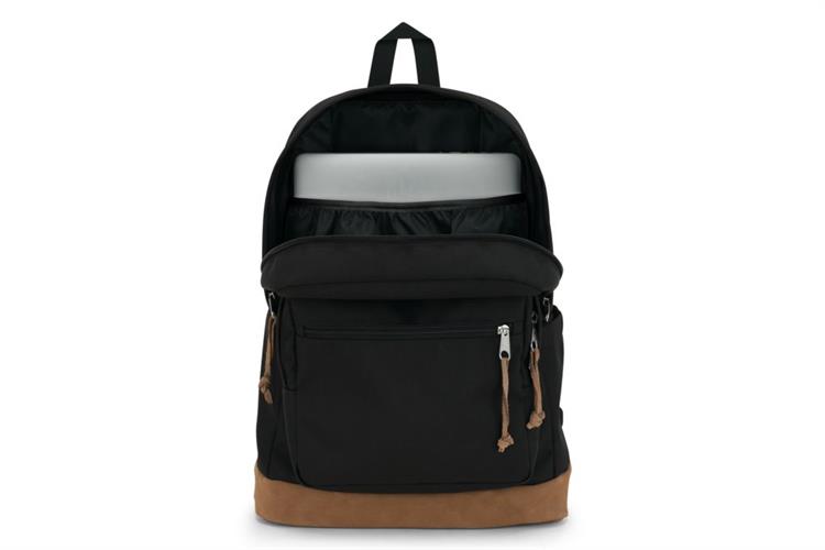 Balo Laptop 15 inch Jansport Right Pack 28L Đen Nâu Màu Đen