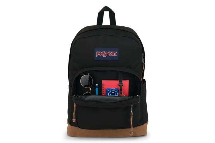 Balo Laptop 15 inch Jansport Right Pack 28L Đen Nâu Màu Đen