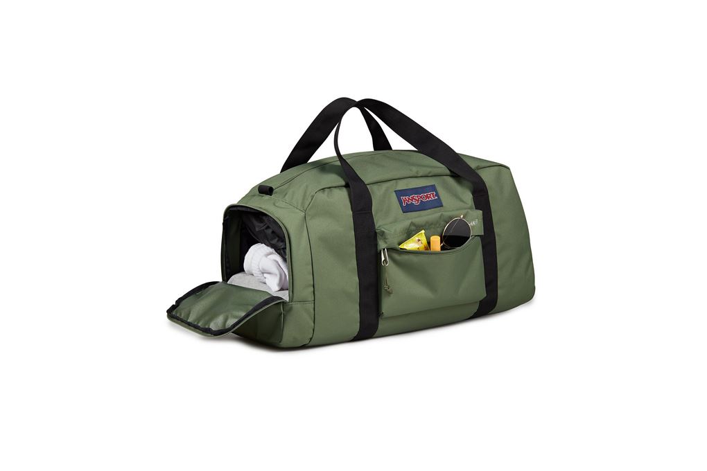 Túi hành lý Jansport Weekender Medium Duffel 40L Cargo Xanh Rêu Màu Xanh lá