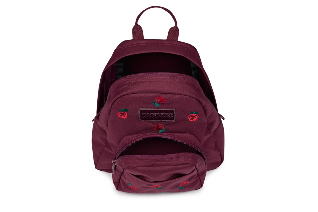 Balo Tablet Jansport Half Pint FX 10.2L Just A Rose Embroidery Đỏ Màu Đỏ