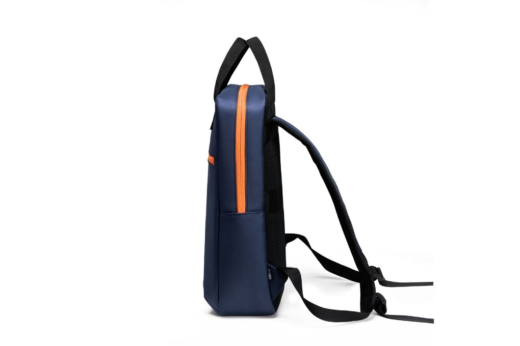 Balo Laptop 14 inch Togo TGB10 Màu Xanh đen - Đỏ cam