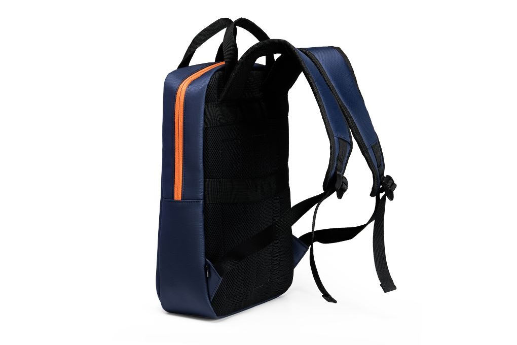 Balo Laptop 14 inch Togo TGB10 Màu Xanh đen - Đỏ cam