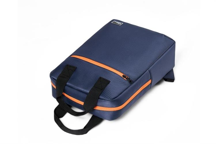 Balo Laptop 14 inch Togo TGB10 Màu Xanh đen - Đỏ cam