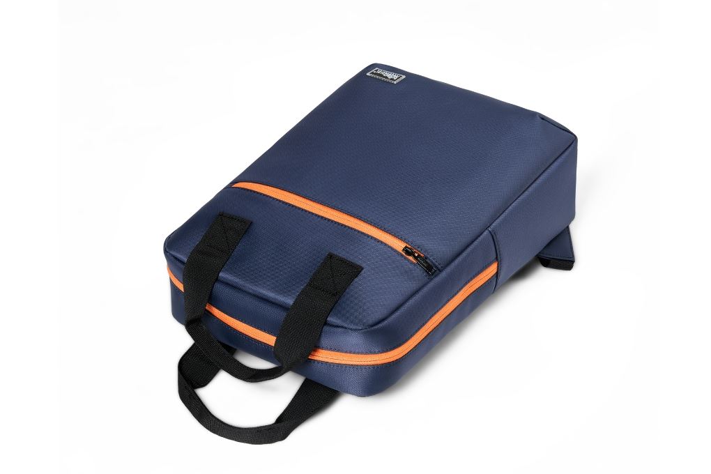 Balo Laptop 14 inch Togo TGB10 Màu Xanh đen - Đỏ cam