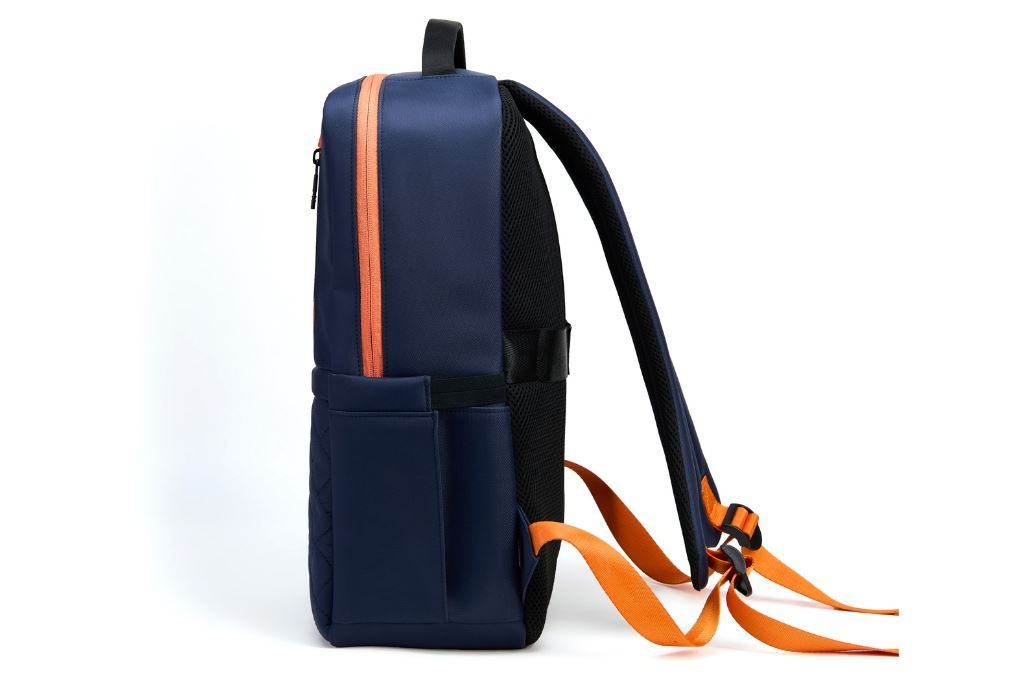 Balo Laptop 15.6 inch Togo TGB11 Màu Xanh đen - Đỏ cam