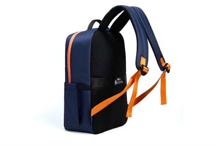 Balo Laptop 15.6 inch Togo TGB11 Màu Xanh đen - Đỏ cam