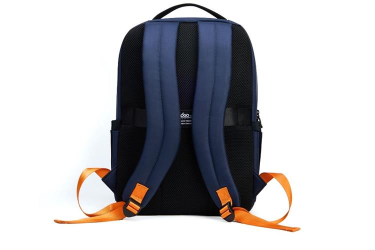 Balo Laptop 15.6 inch Togo TGB11 Màu Xanh đen - Đỏ cam