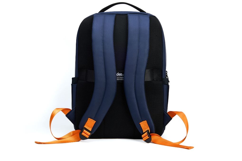 Balo Laptop 15.6 inch Togo TGB11 Màu Xanh đen - Đỏ cam