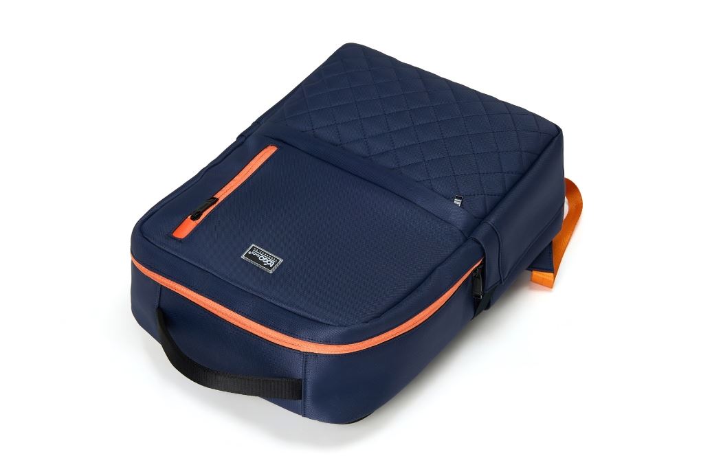 Balo Laptop 15.6 inch Togo TGB11 Màu Xanh đen - Đỏ cam