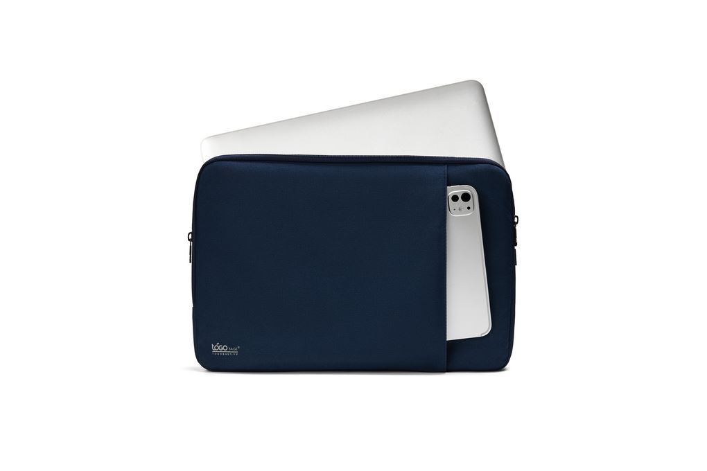 Túi chống sốc Laptop 14 inch Togo Kéo Ngang có Ngăn Phụ Màu Xanh Navy