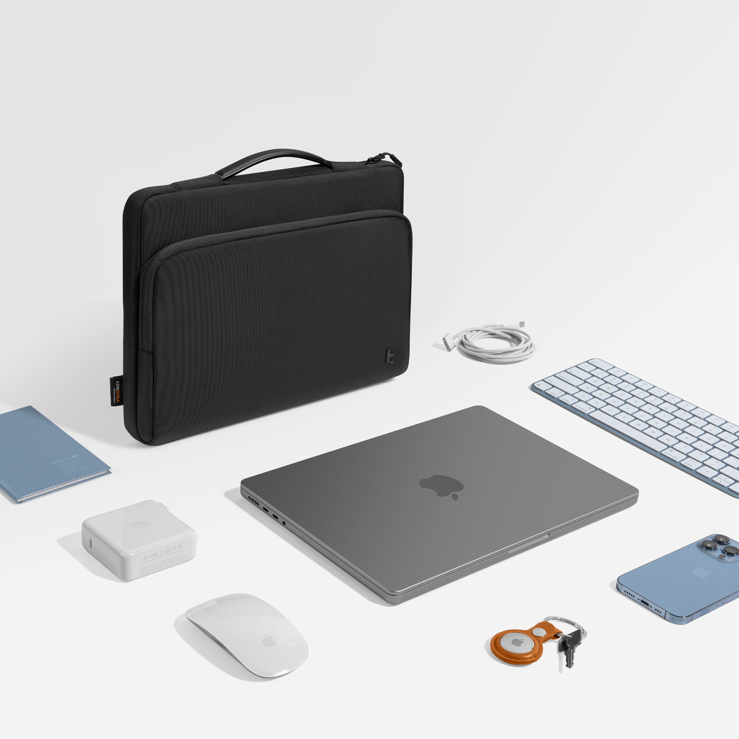 Túi xách chống sốc Laptop 14 inch Tomtoc (USA) Defender Premium Briefcase A14D3D3 - 9