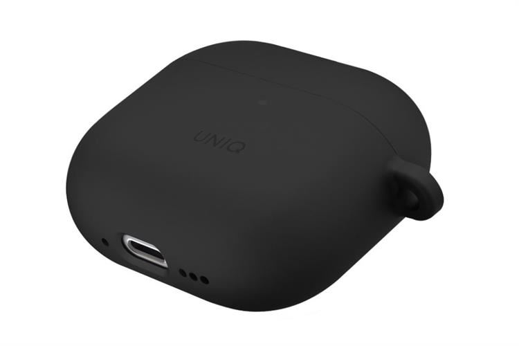 Túi đựng AirPods 4 Silicone PC kèm móc UNIQ Nexo Active Hybrid Màu Đen