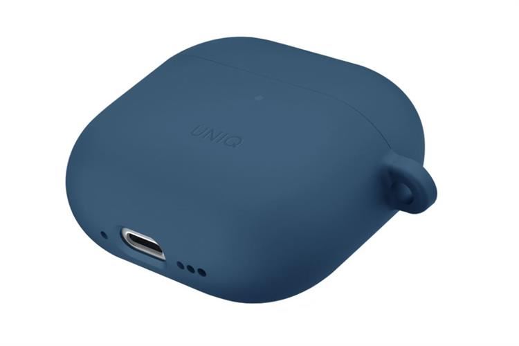 Túi đựng AirPods 4 Silicone PC kèm móc UNIQ Nexo Active Hybrid Màu Xanh Dương