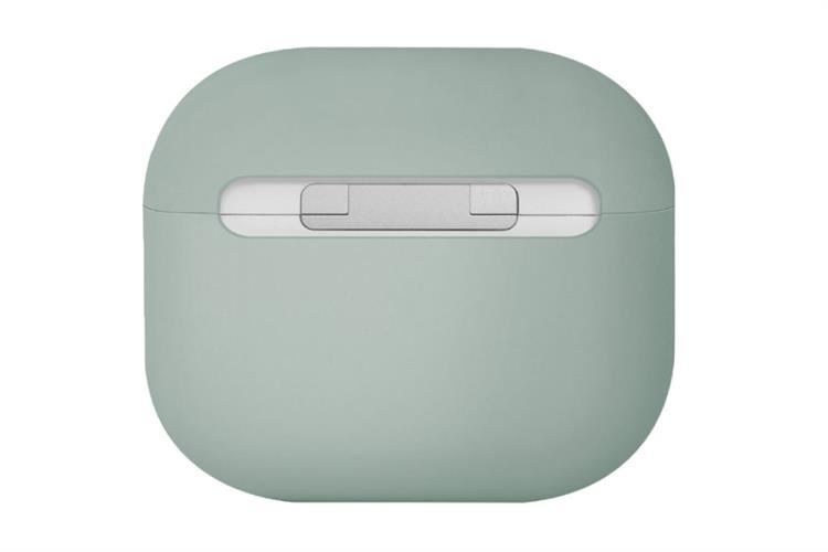 Túi đựng AirPods 4 Silicone PC UNIQ Lino Hybrid Liquid Màu Xanh lá