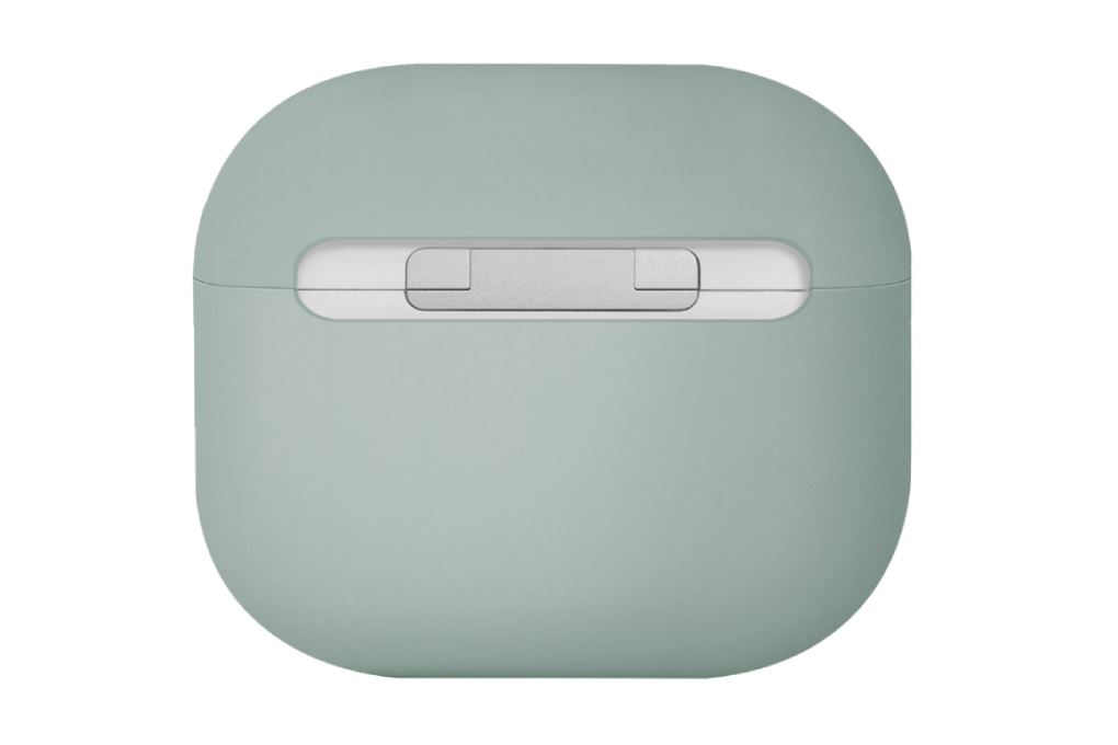 Túi đựng AirPods 4 Silicone PC UNIQ Lino Hybrid Liquid Màu Xanh lá