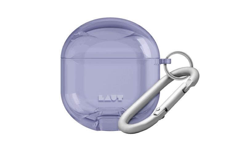 Túi đựng AirPods 4 Nhựa PC TPU LAUT Aero Protect Màu Tím