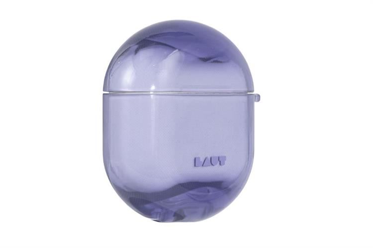 Túi đựng AirPods 4 Nhựa PC TPU LAUT Aero Protect Màu Tím