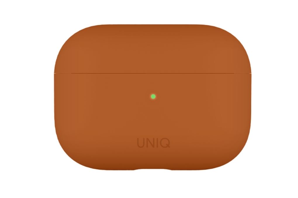 Túi đựng AirPods Pro 3 SILICONE PC UNIQ LINO LIQUID Màu Cam