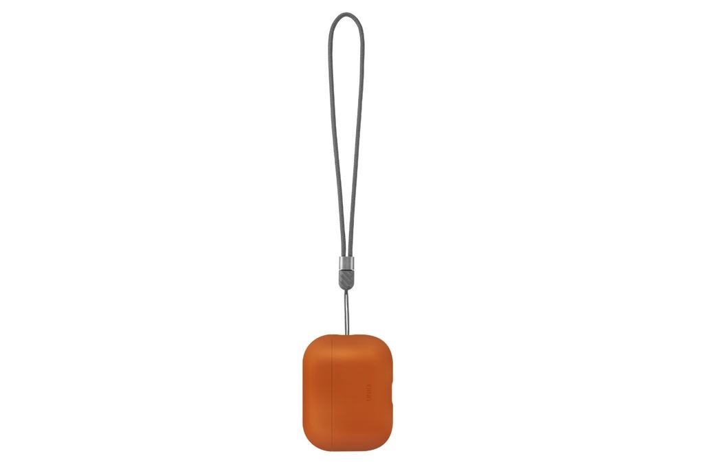 Túi đựng AirPods Pro 3 SILICONE PC UNIQ LINO LIQUID Màu Cam