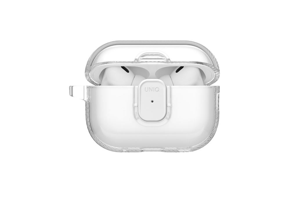 Túi đựng AirPods Pro 3 PC TPU UNIQ GLASE PRO Màu Trắng