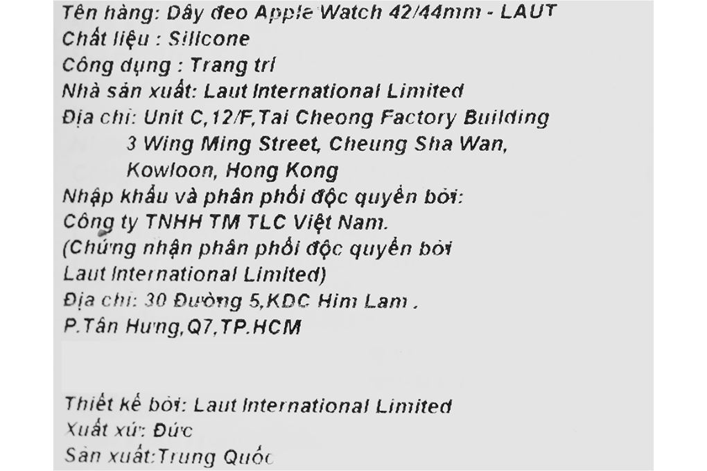 Dây Silicone Apple Watch Laut Active 2 44mm - 10