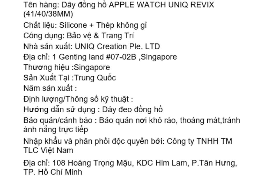 Dây silicone Apple Watch 41/40/38mm UniQ-Revix Reversible Magnetic - 4