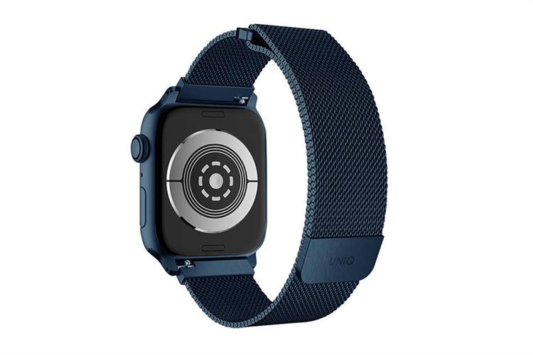 Dây thép không gỉ Apple Watch 41/40/38mm UniQ-Dante Mesh Steel Màu Xanh Dương