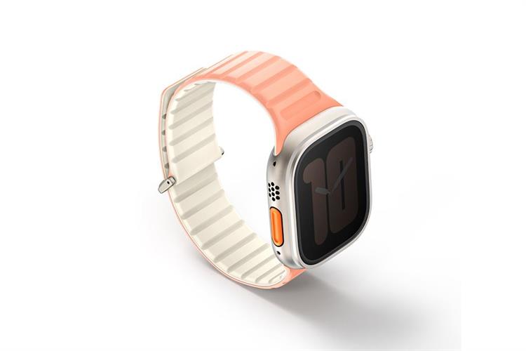 Dây silicone Apple Watch Revix Evo Reversible Magnetic mặt 41/40/38mm UNIQ Màu Hồng